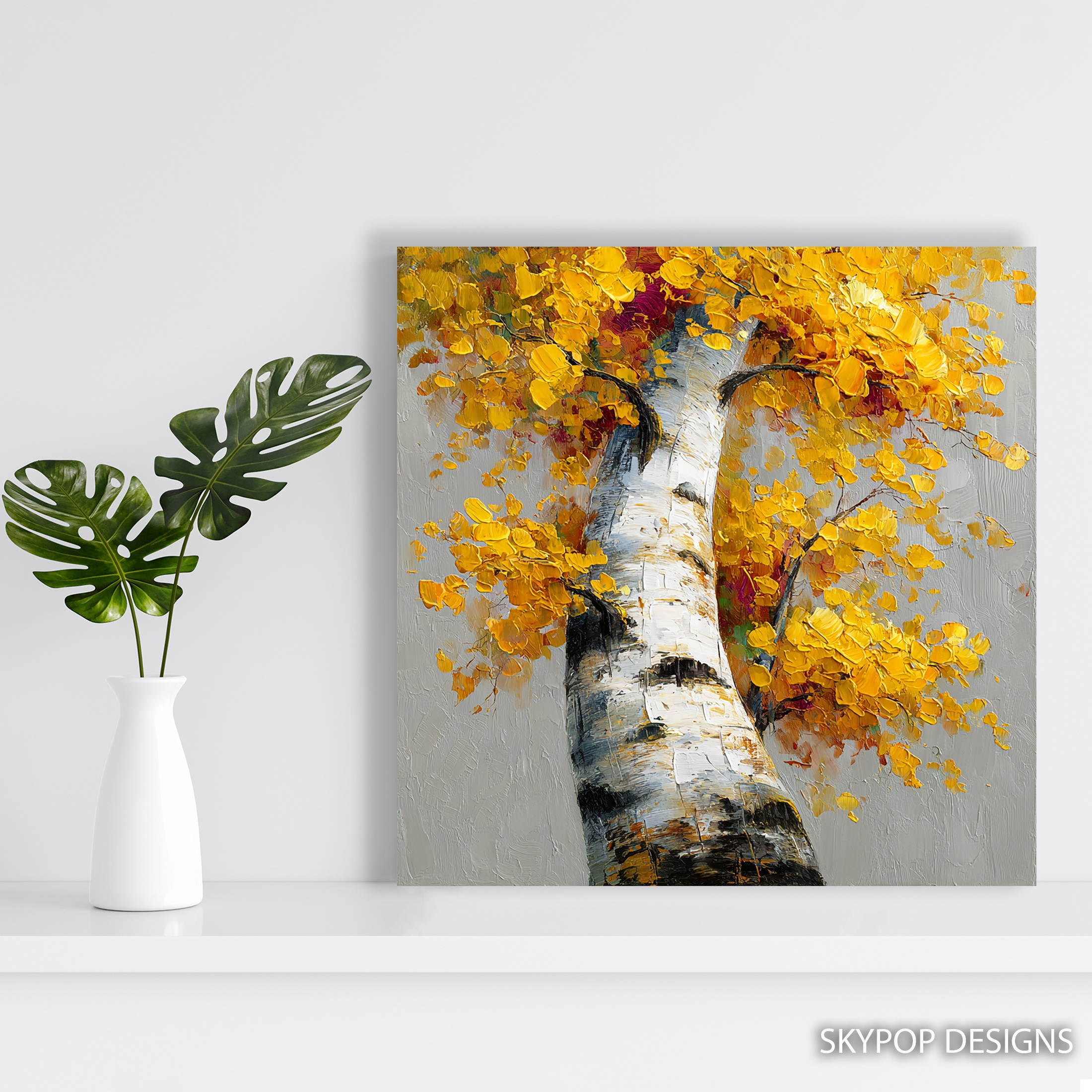 5.jpg Golden Birch Tree Art