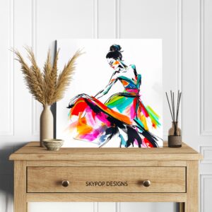 Colorful Dancer Art