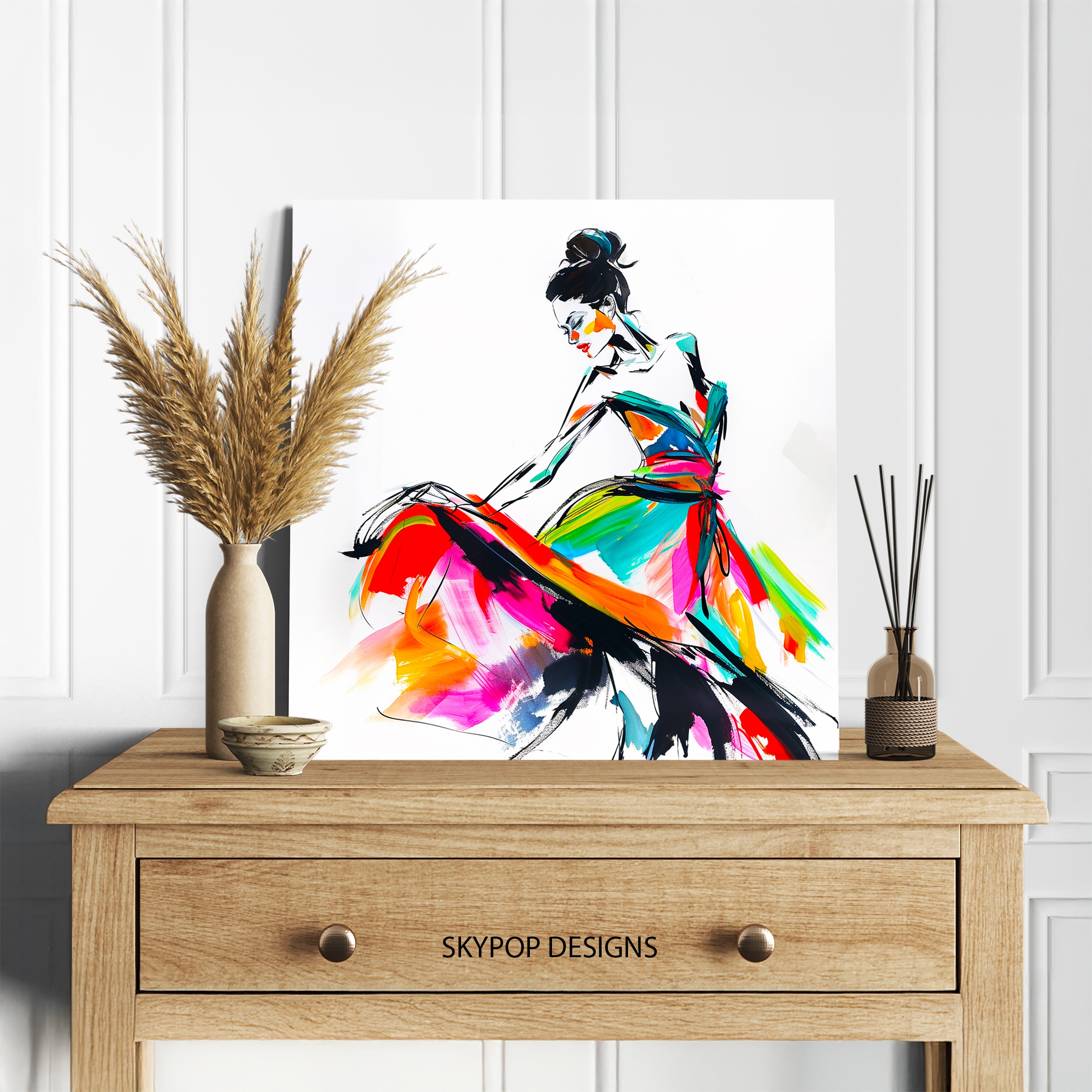 5.jpg Colorful Dancer Art