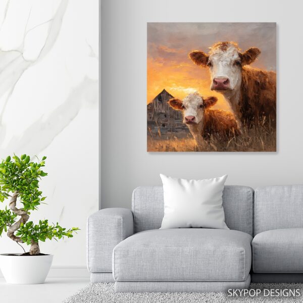 Highland Cow Art