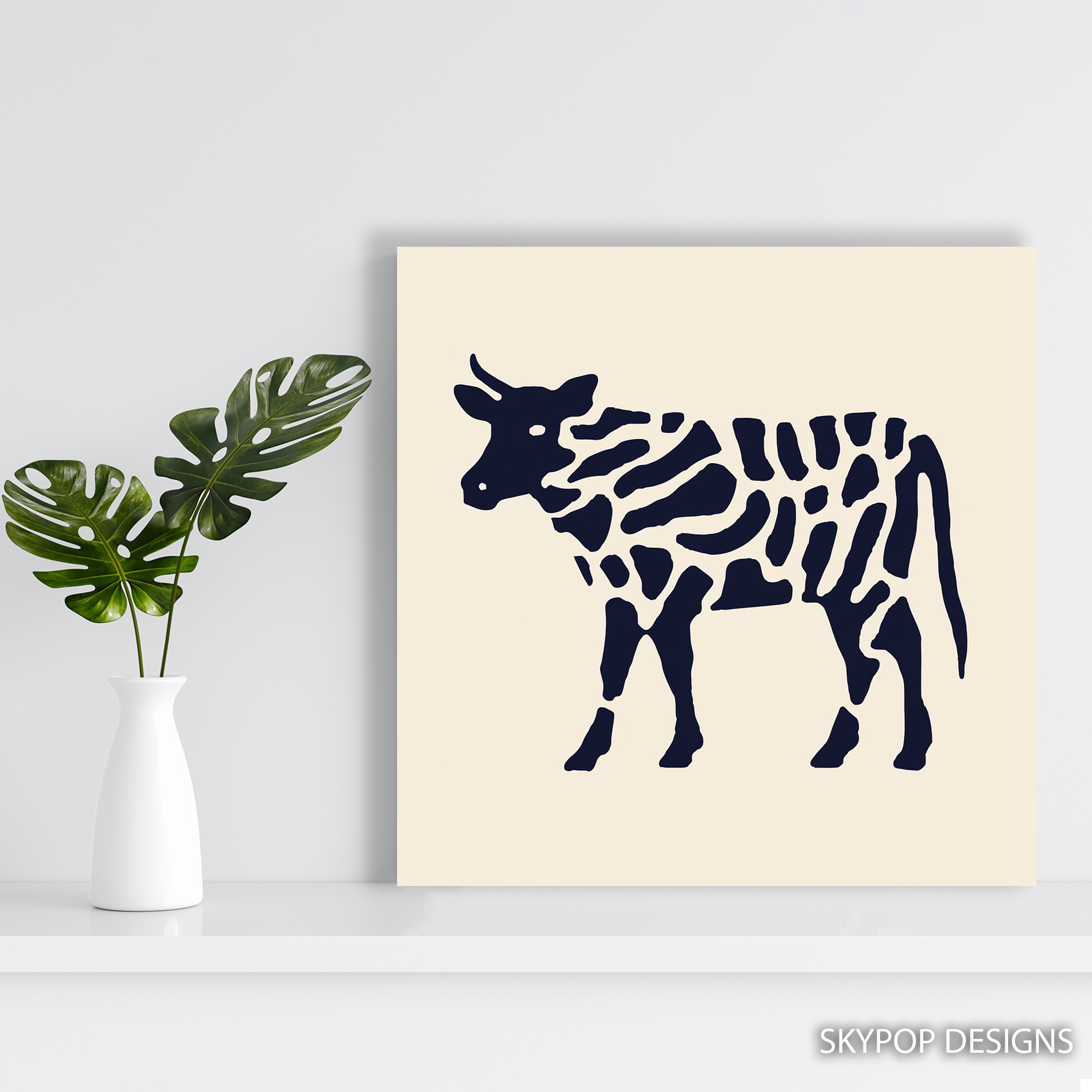 5.jpg Cow Silhouette Art