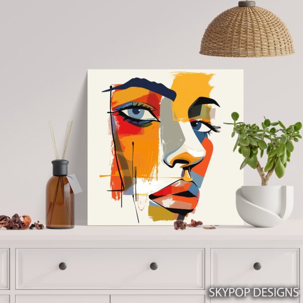 Vibrant Face Art
