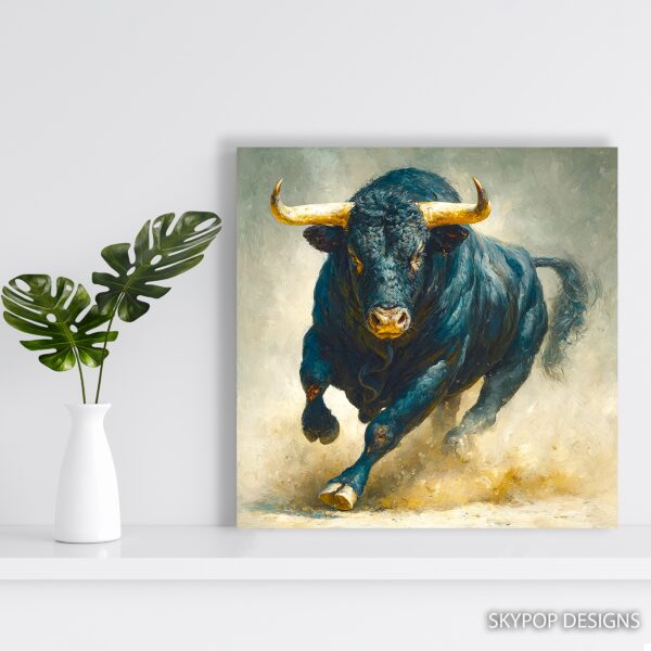 Charging Bull Art
