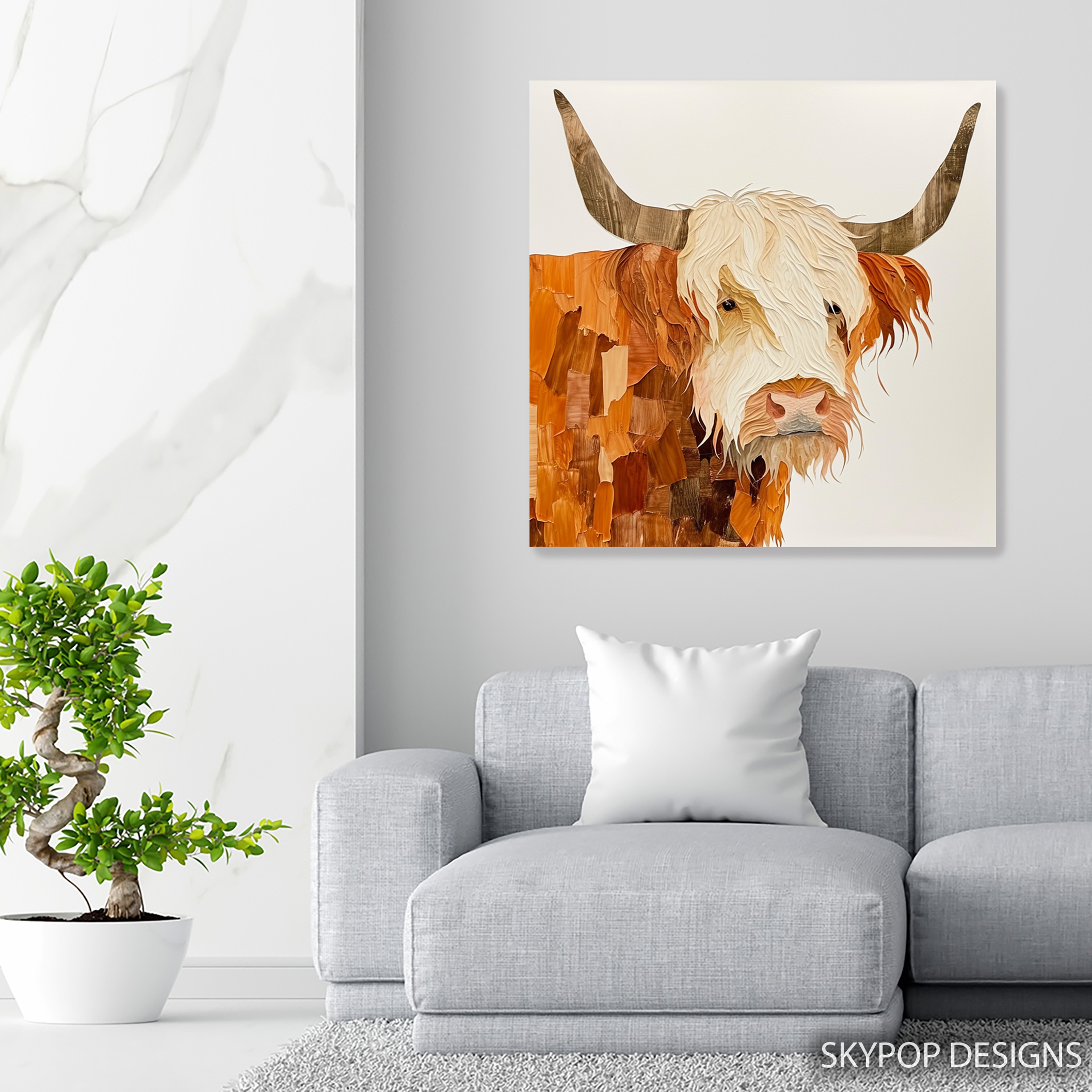 5.jpg Highland Cow Art