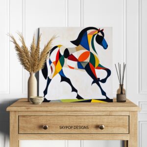 Colorful Horse Art