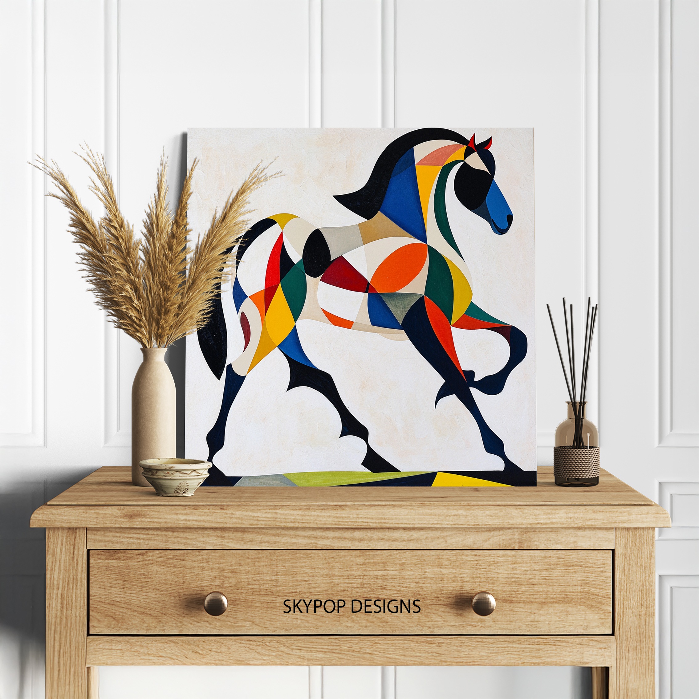 5.jpg Colorful Horse Art