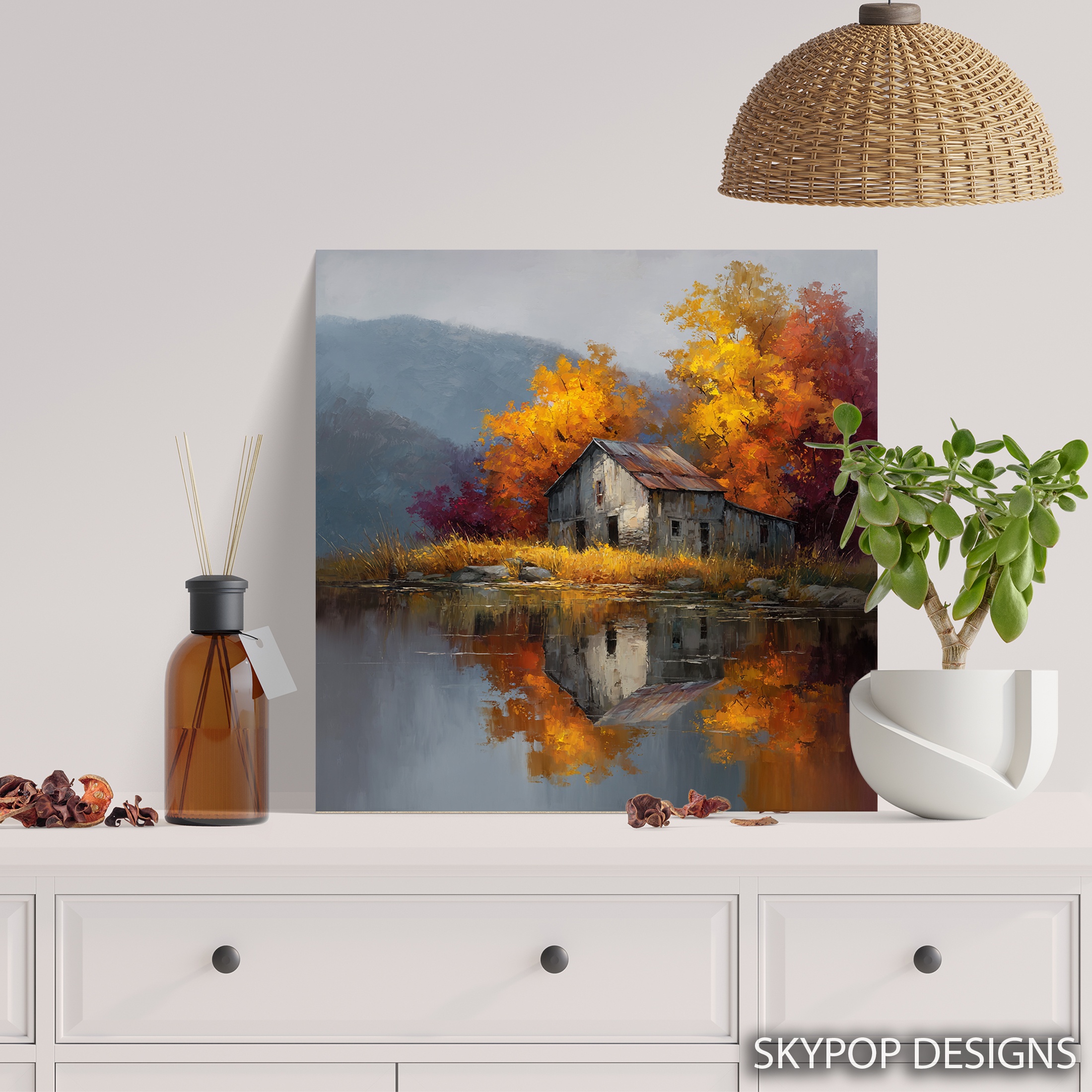 5.jpg Rustic Autumn Barn Art