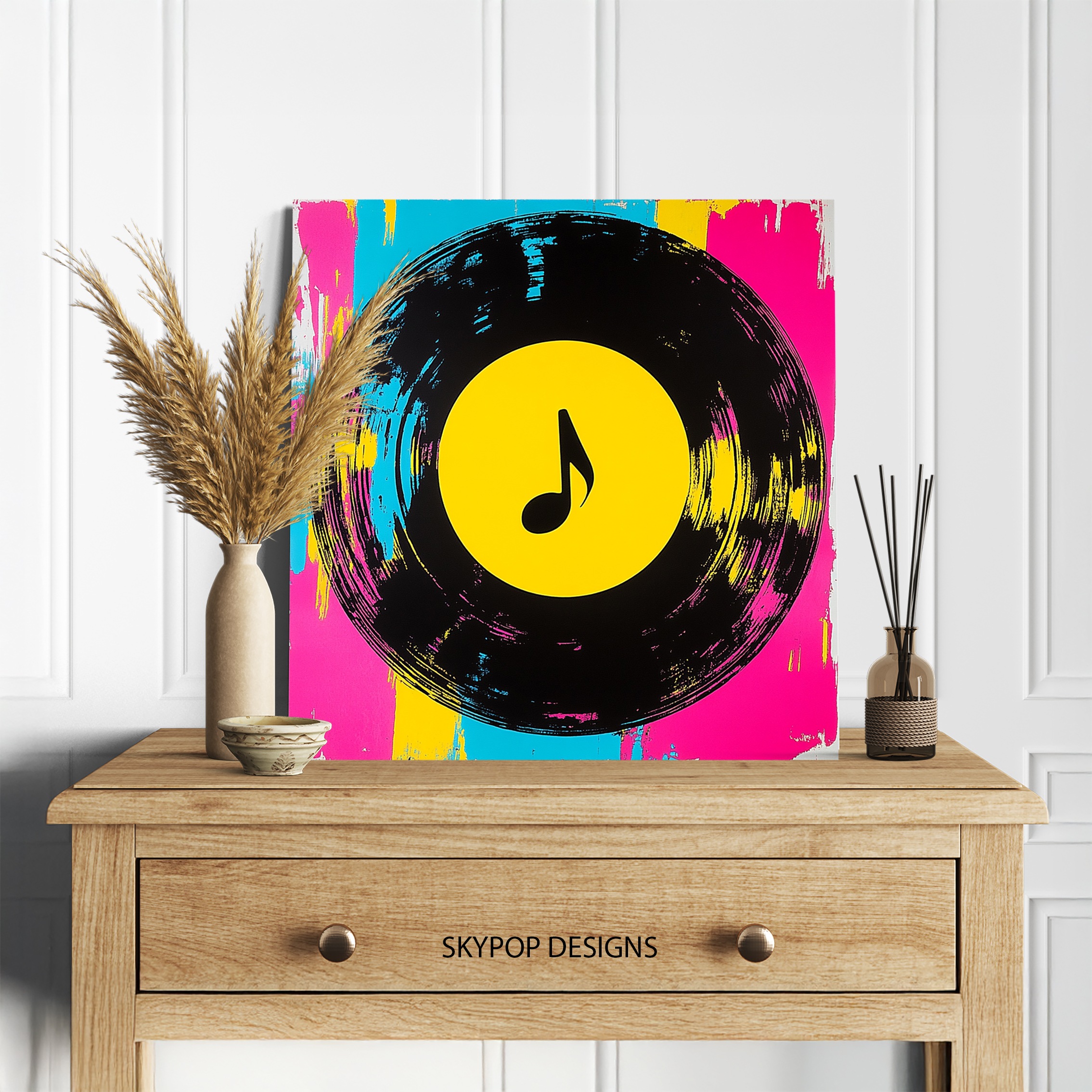 5.jpg Vinyl Record Music Note Art
