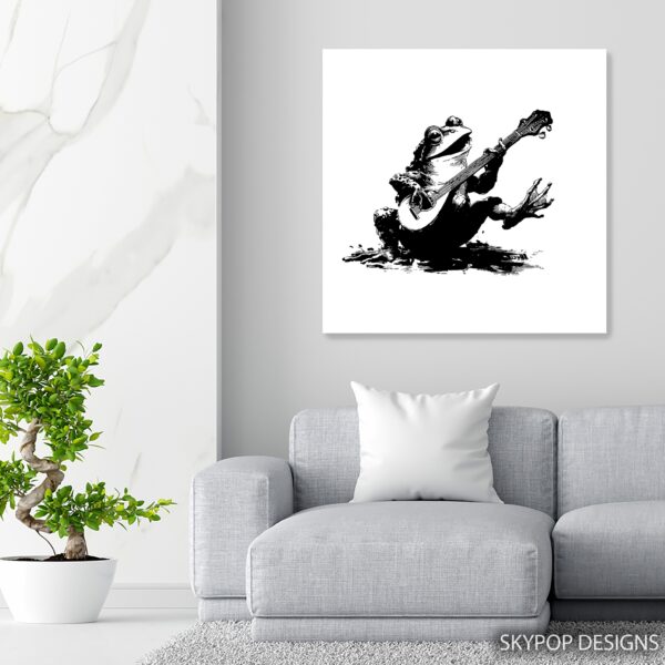 Frog Guitar Art