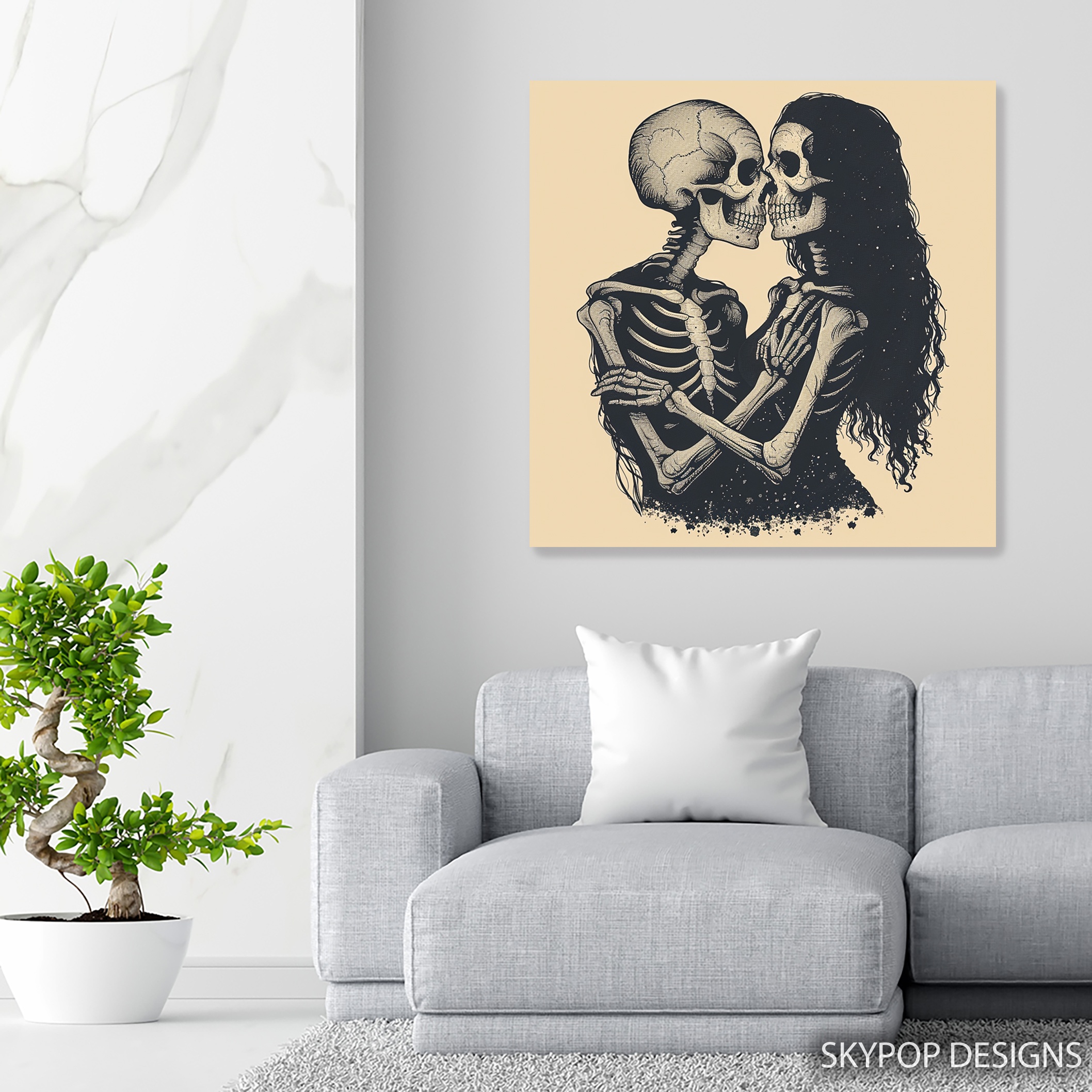 5.jpg Eternal Love Skeleton Art