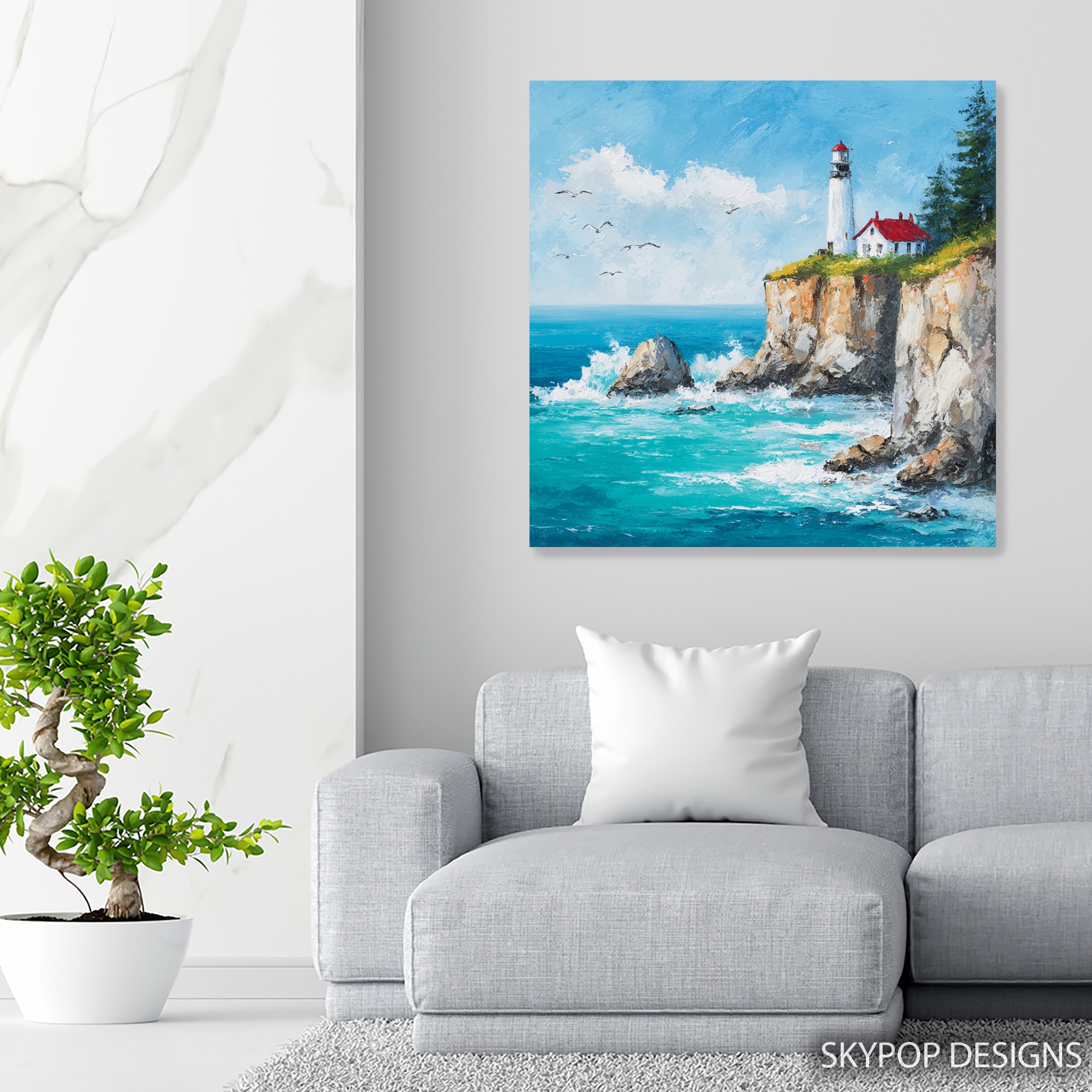 5.jpg Seagull Lighthouse Art