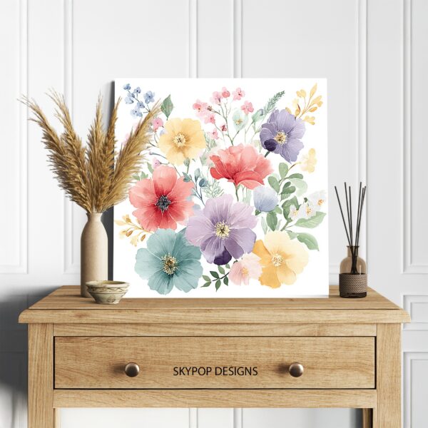 Watercolor Wildflower Art