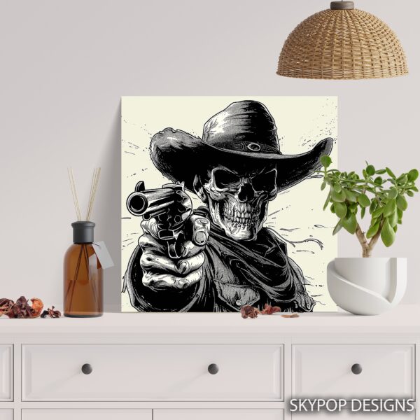 Cowboy Skull Art