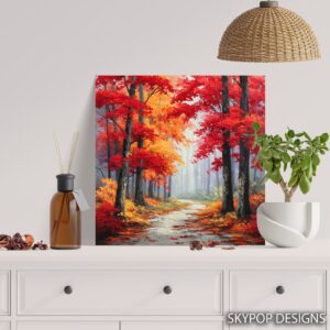 Autumn Forest Path Art
