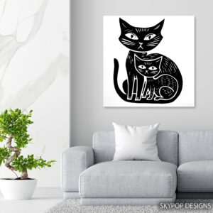 Black Cat Art