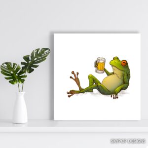Frog Beer Art