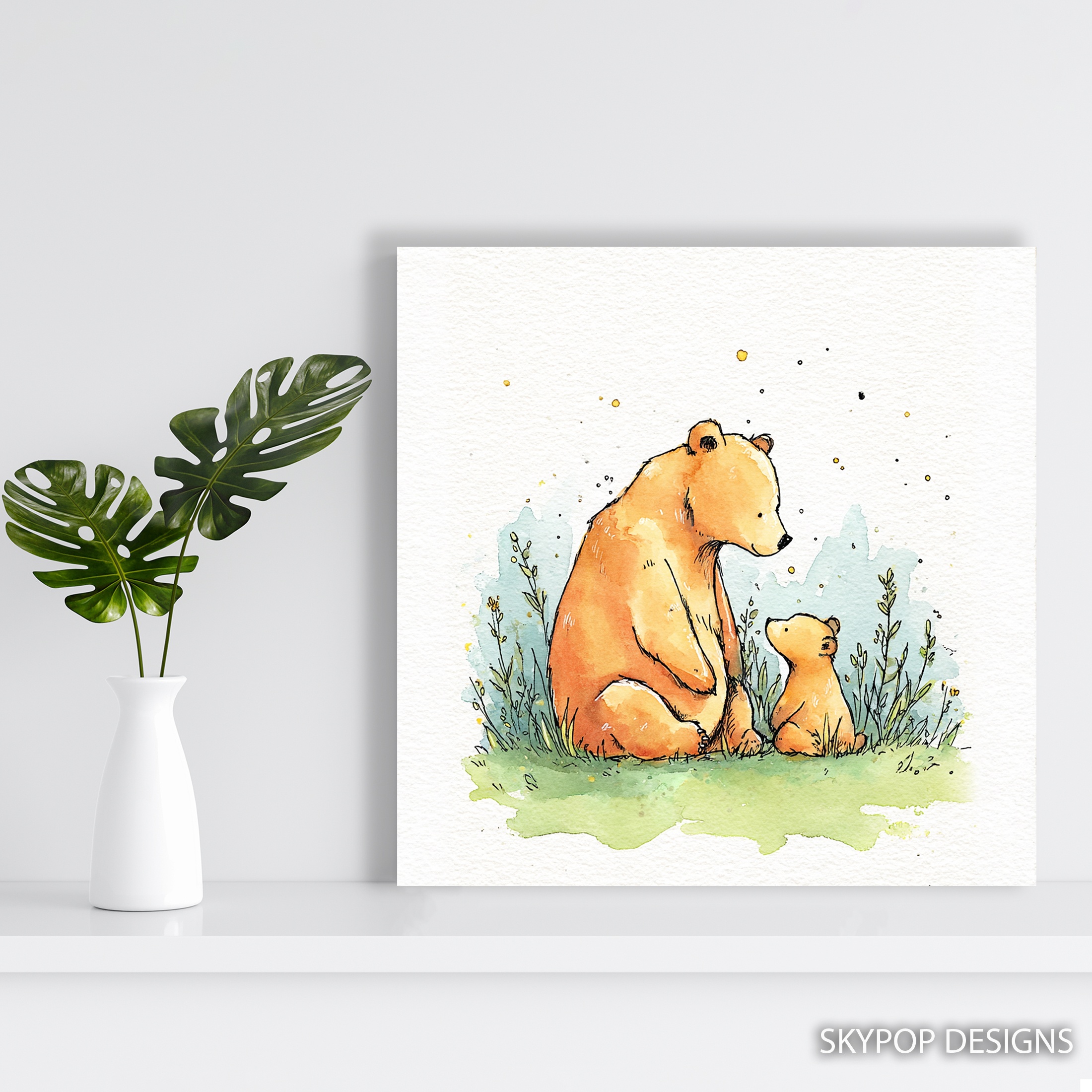 5.jpg Bear and Cub Art