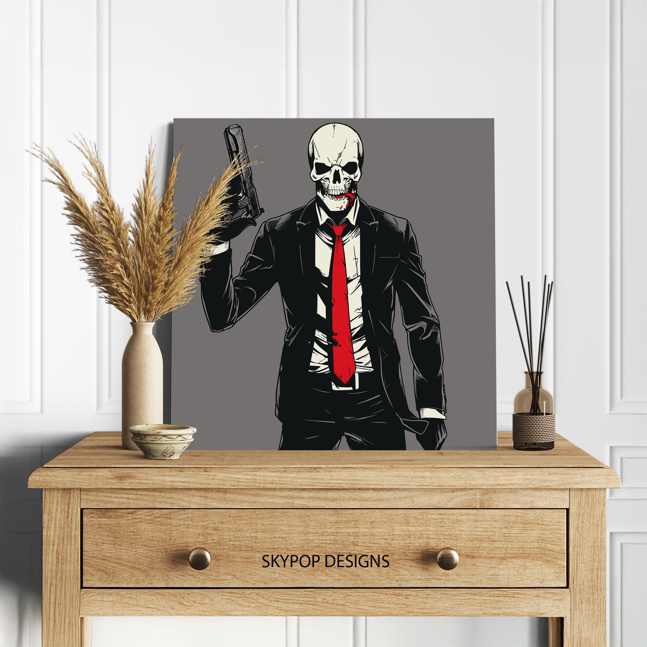 5.jpg Skull Hitman Art