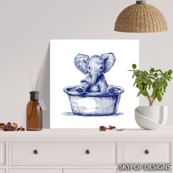 Baby Elephant Art