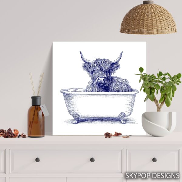 Highland Cow Art
