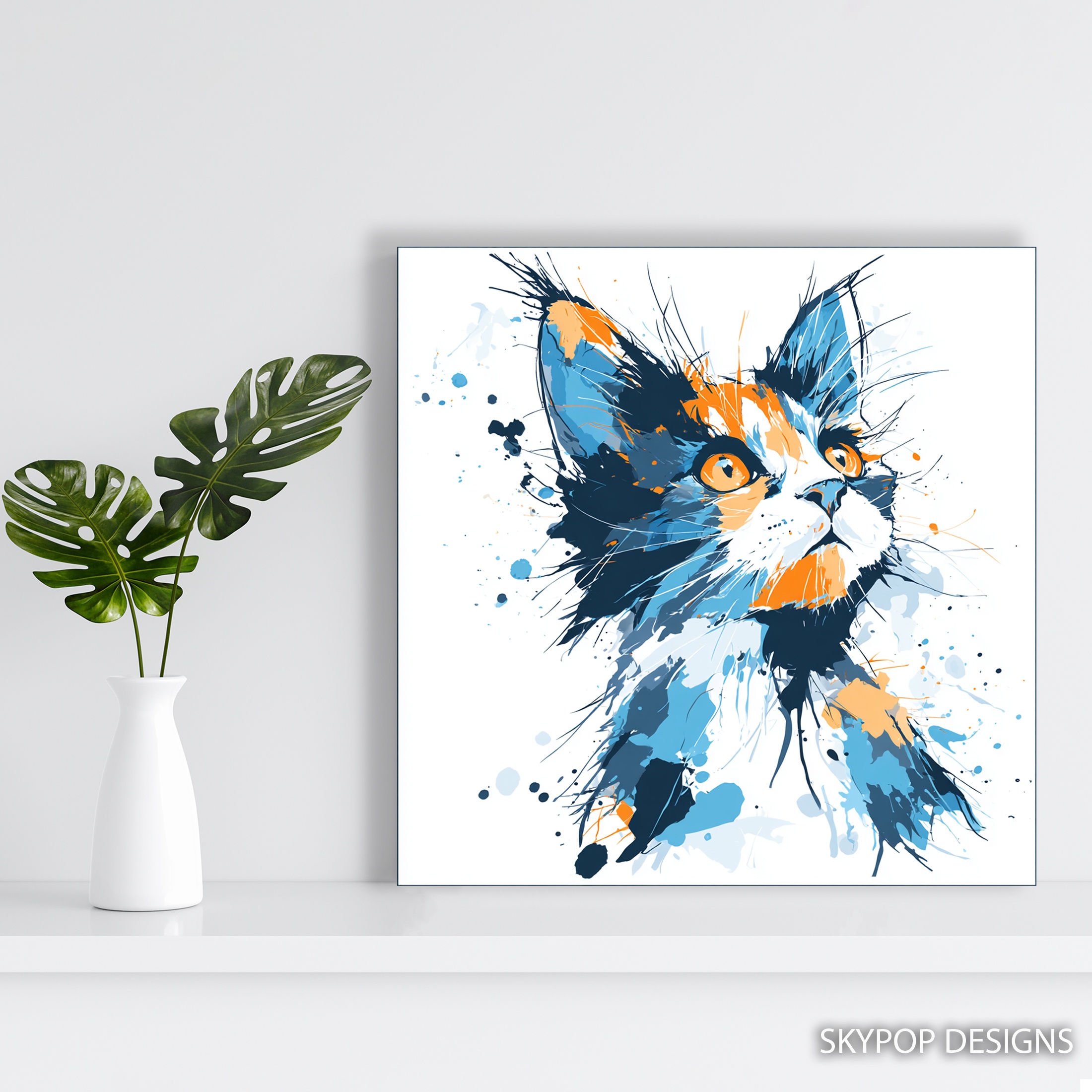 5.jpg Cat Splatter Art