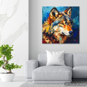 Wolf Portrait Art