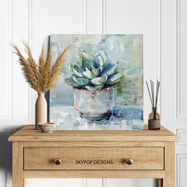 Succulent Serenity Art