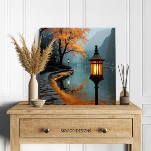 Autumn Lantern Art