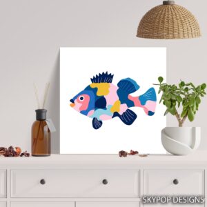 Colorful Fish Art