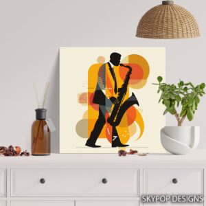 Jazz Saxophone Player Art