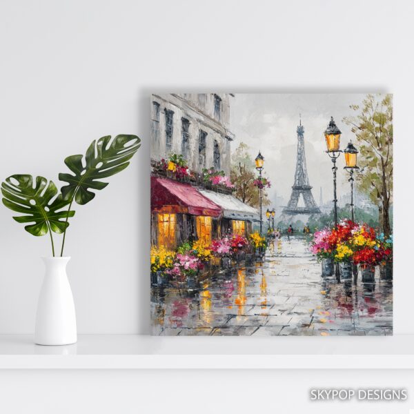 Paris Street Scene Art