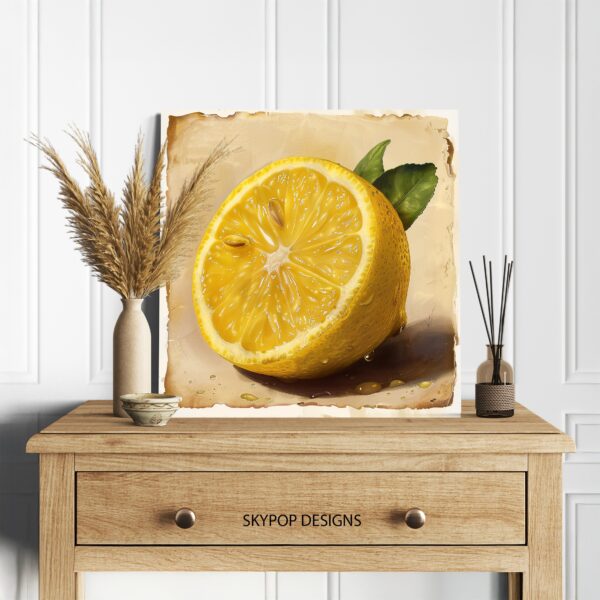 Lemon Slice Art
