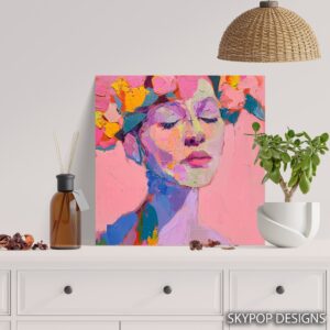 Vibrant Face Art