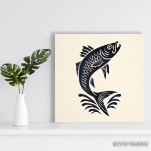 Jumping Fish Art
