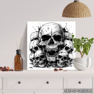 Skull Cluster Art
