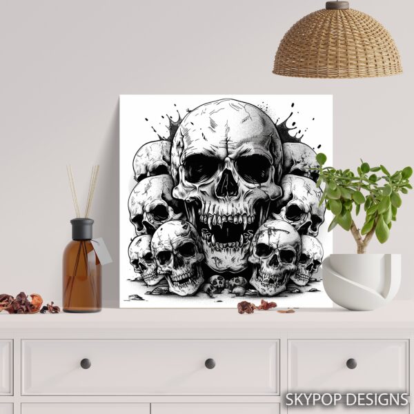 Skull Cluster Art