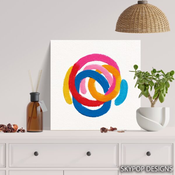 Colorful Swirl Art
