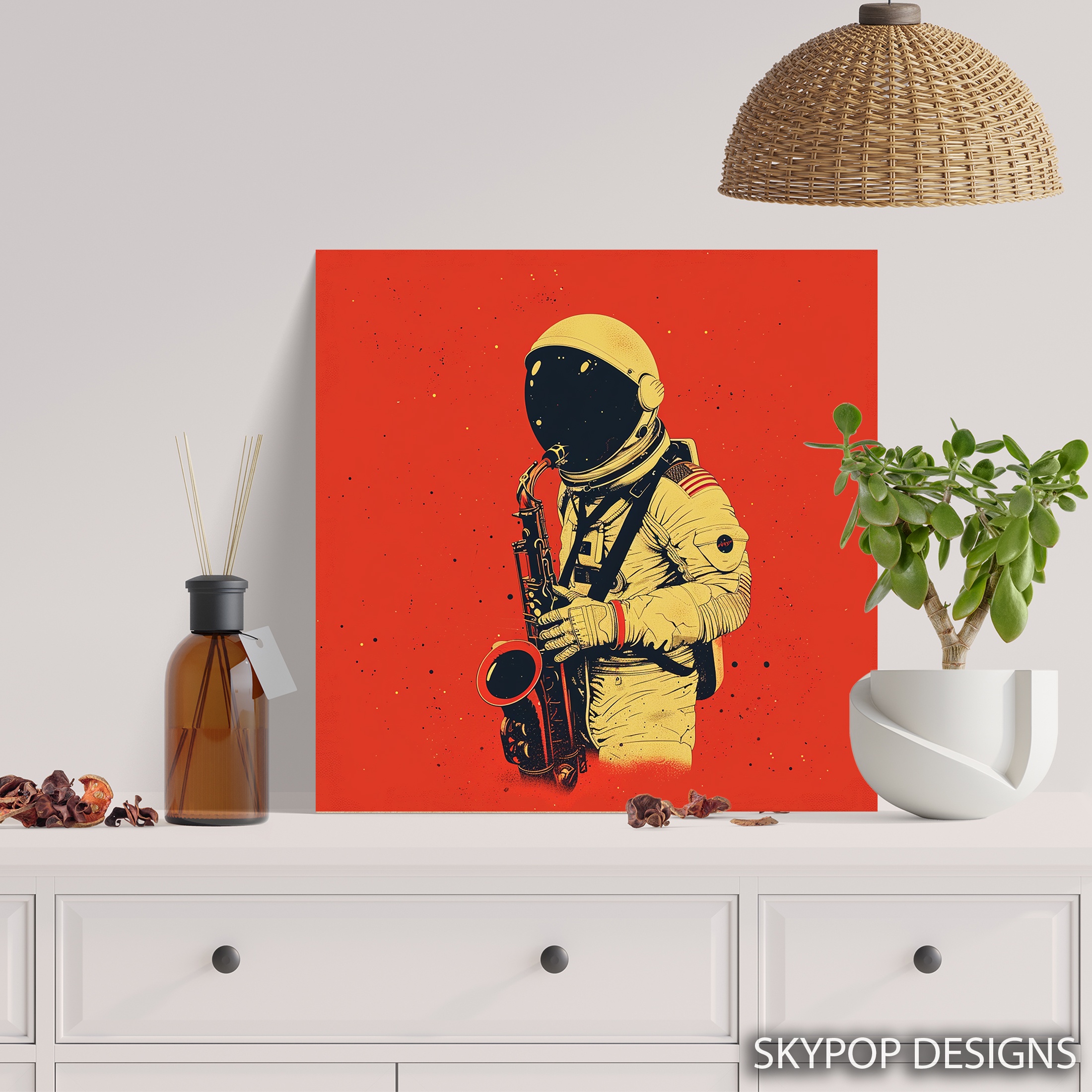 5.jpg Space Jazz Astronaut Art