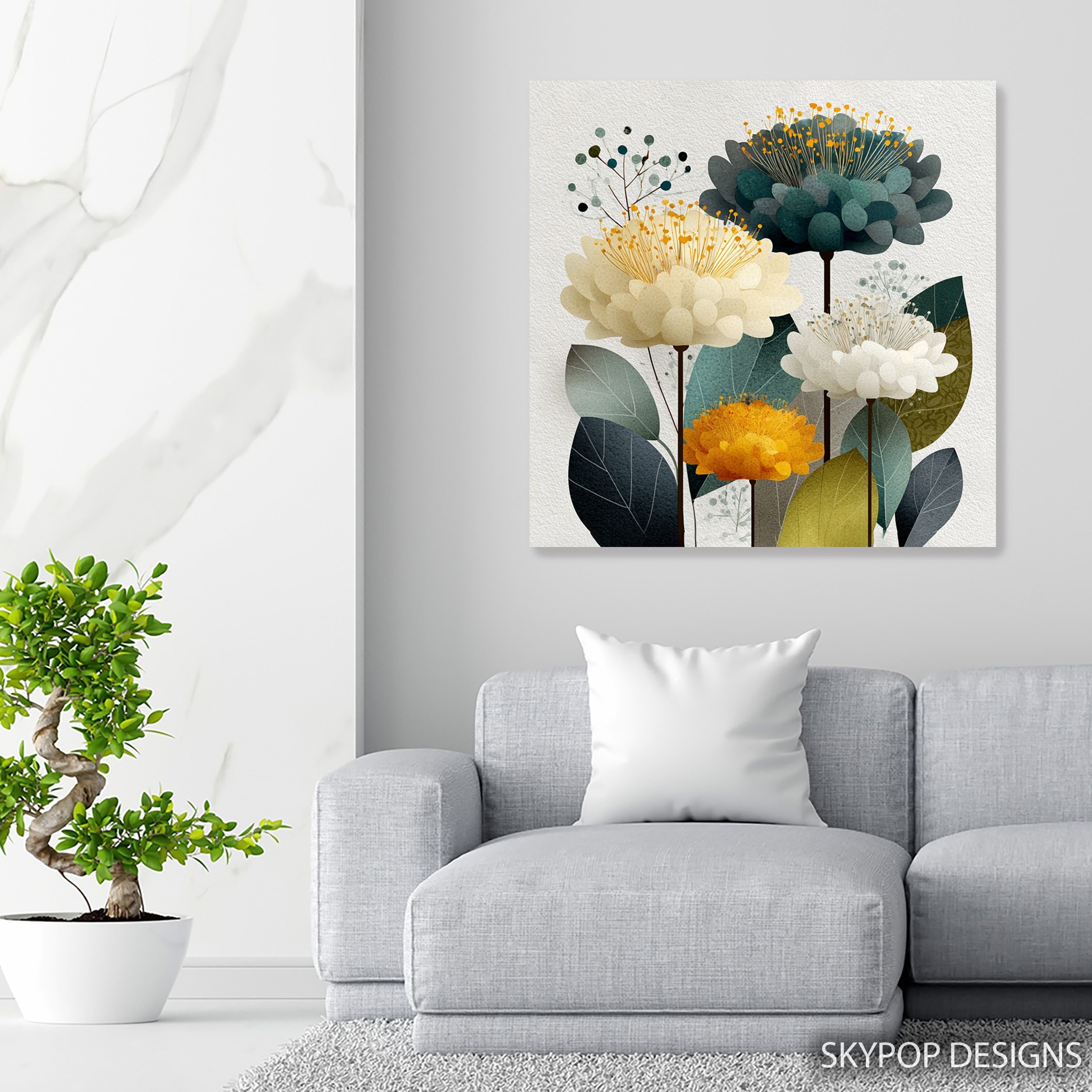 5.jpg Modern Botanical Bouquet Art