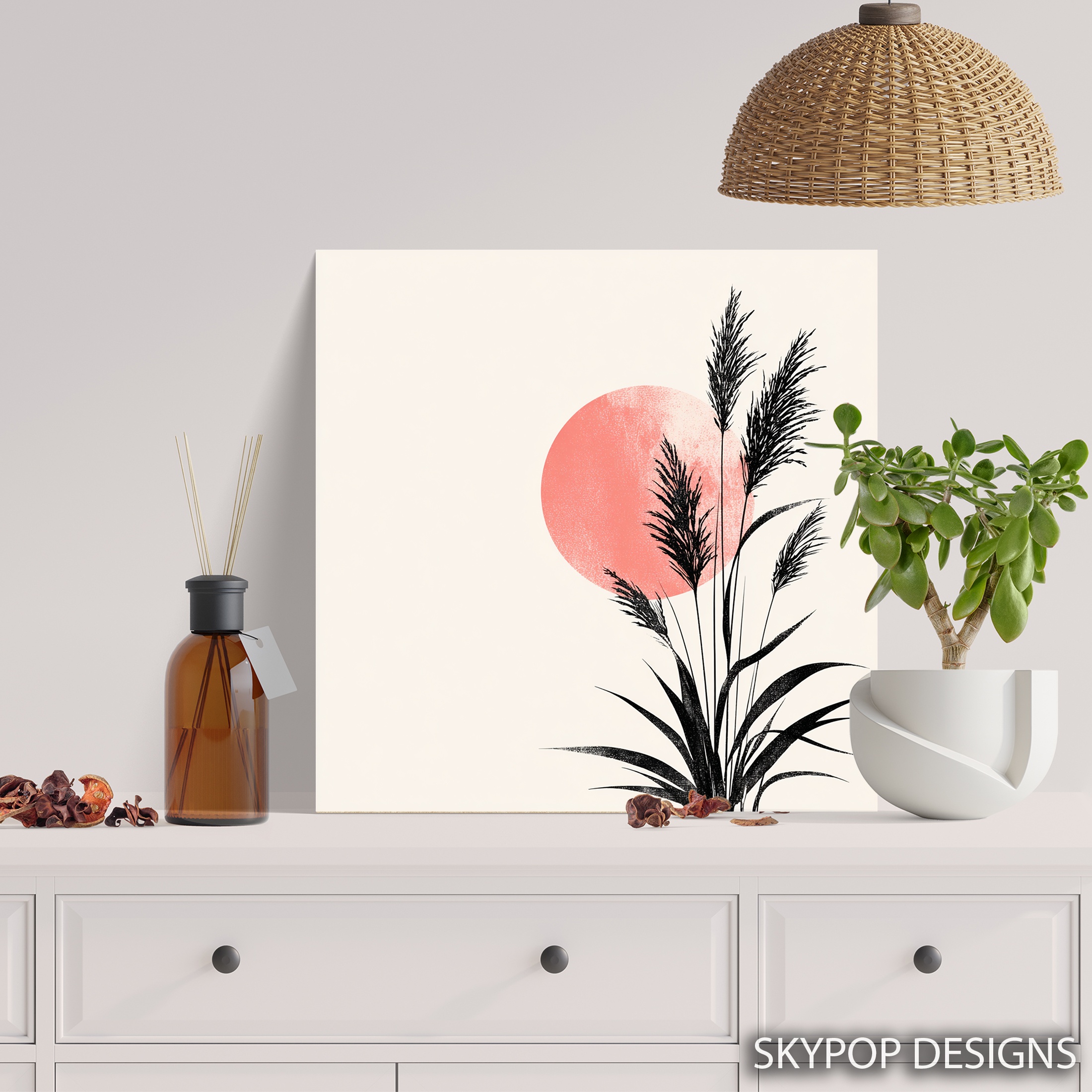 5.jpg Sunset Grass Art