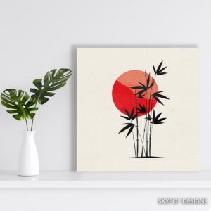Rising Sun Bamboo Art