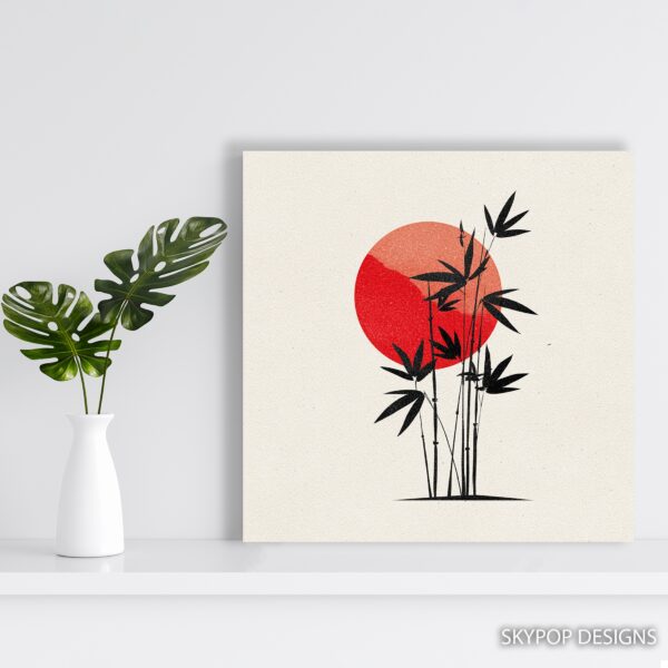 Rising Sun Bamboo Art