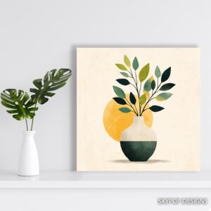 Botanical Vase Art