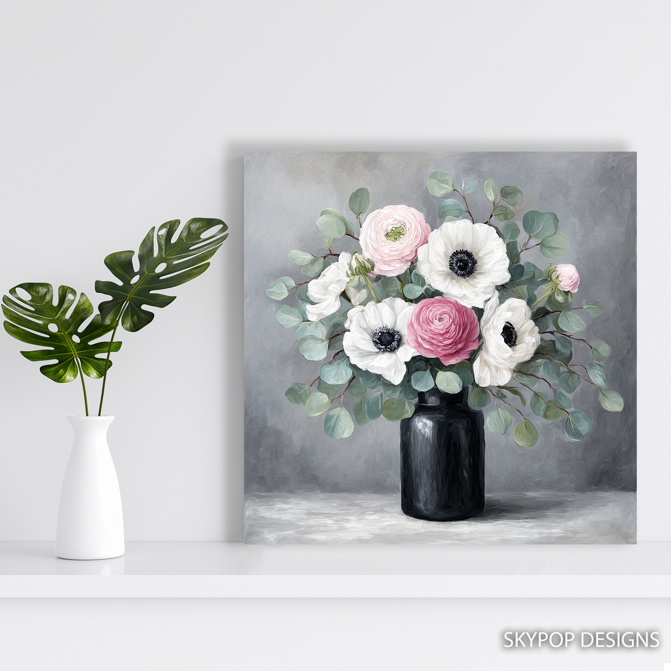 5.jpg Elegant Floral Vase Art