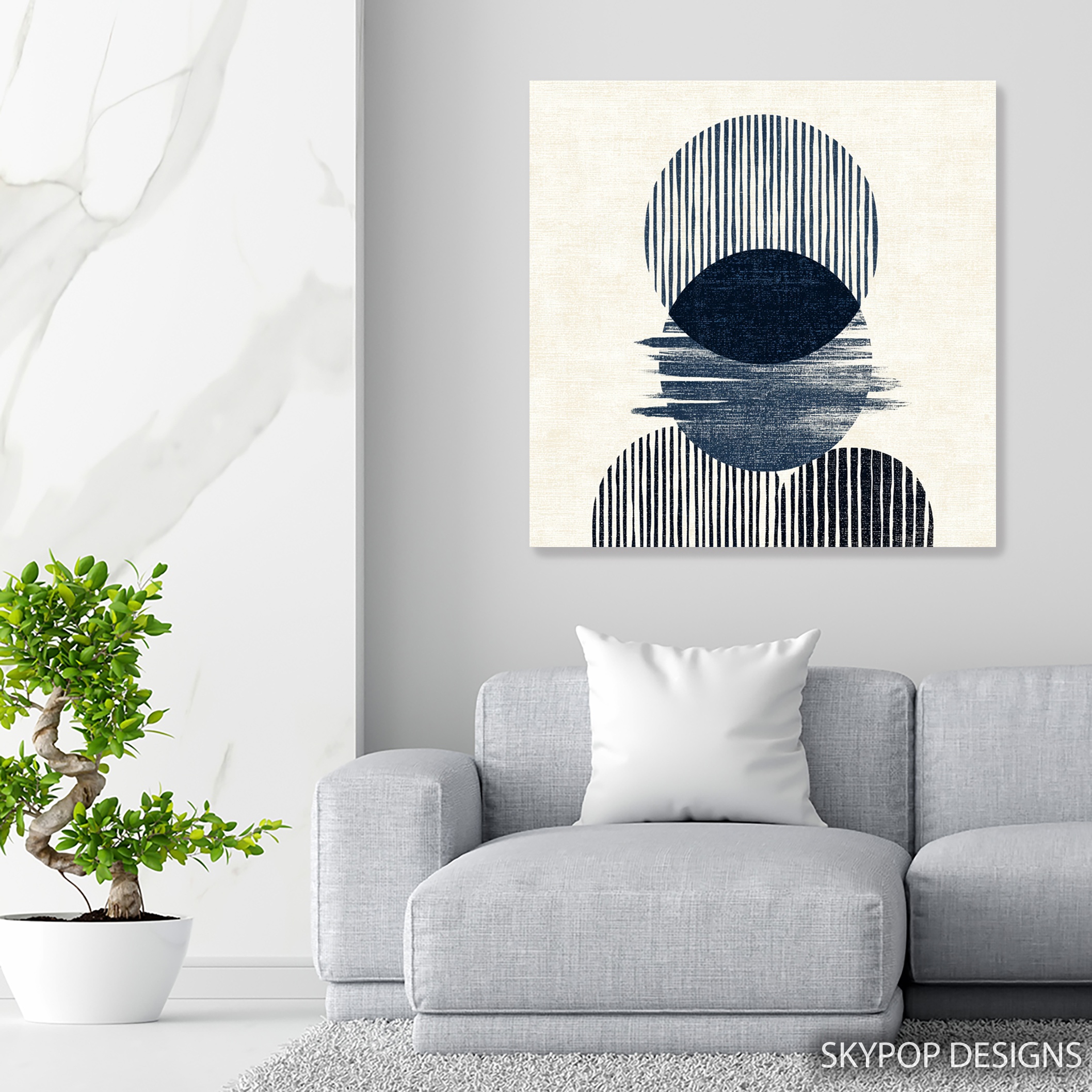 5.jpg Geometric Ocean Horizon Art