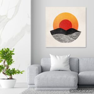 Sunset Horizon Art