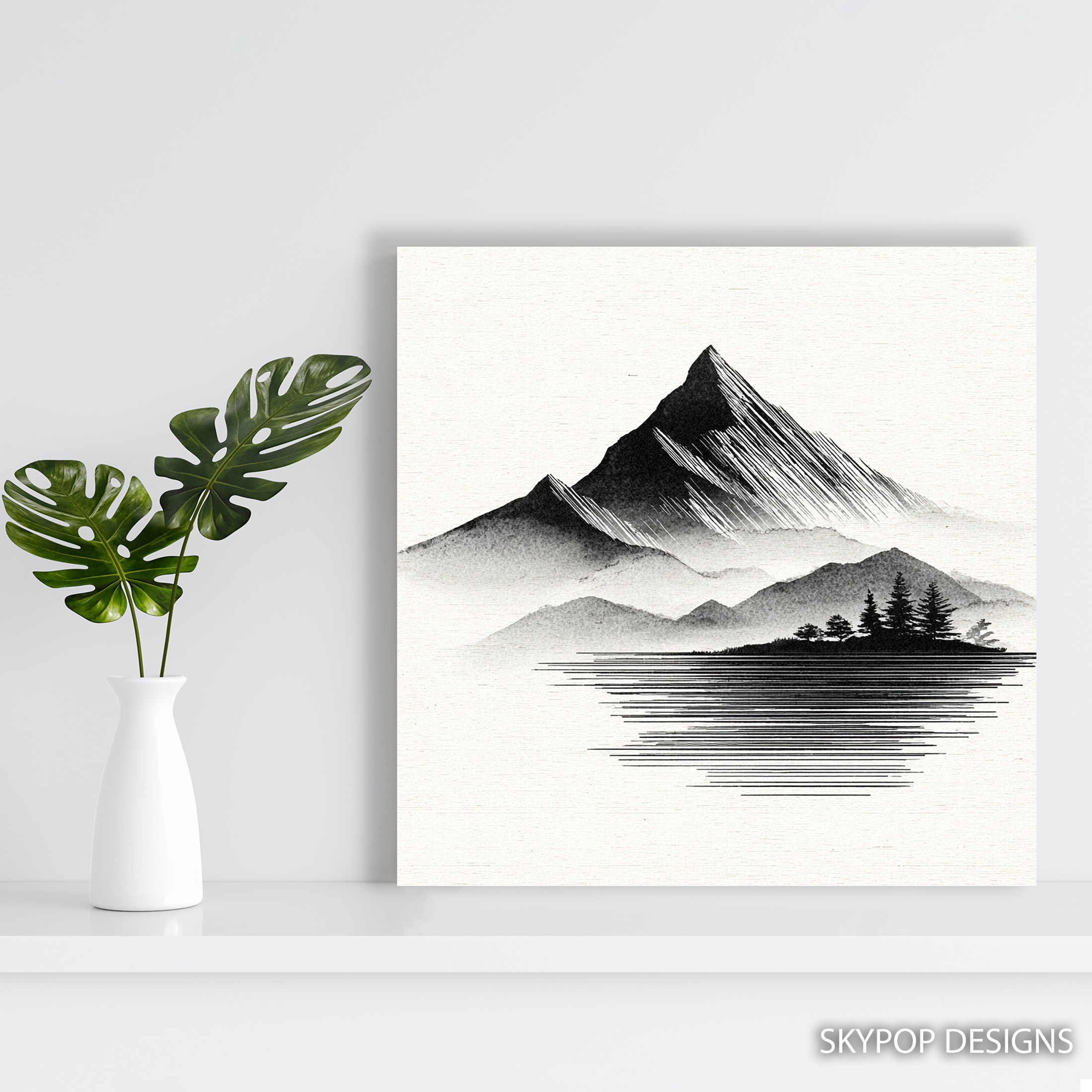 5.jpg Mountain Reflection Art