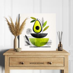 Avocado Bowl Art