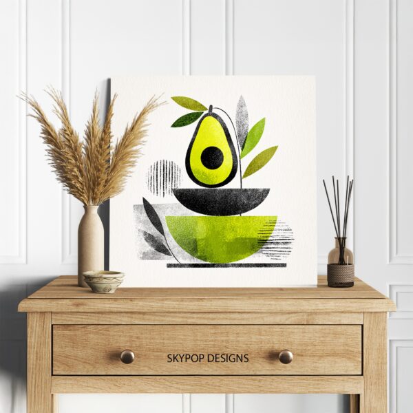 Avocado Bowl Art