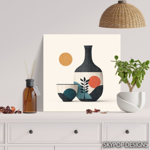 Geometric Vase Art